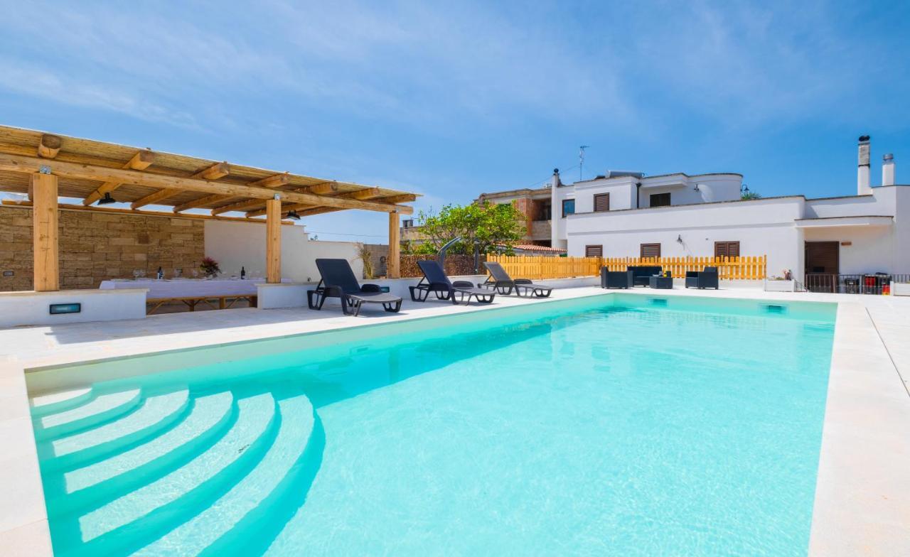 Dependance Specchia With Pool Apartman Kültér fotó
