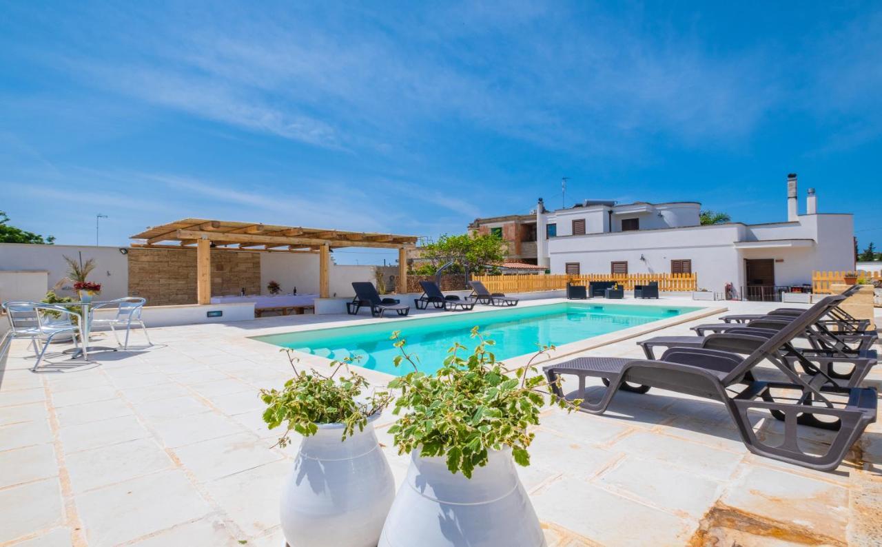 Dependance Specchia With Pool Apartman Kültér fotó